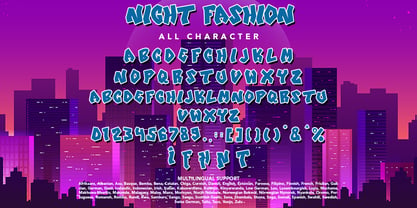 Night Fashion Font Poster 8