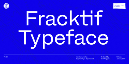 Fracktif Font Poster 1