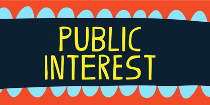 Public Interest Font Poster 1