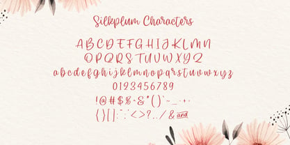 Silkplum Font Poster 5