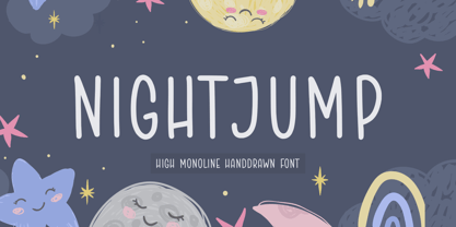 Nightjump Font Poster 1