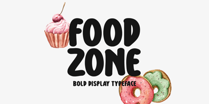 Food Zone Font Poster 1