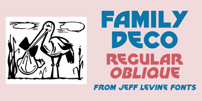 Family Deco JNL Font Poster 1