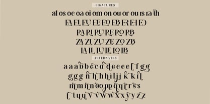 Balgon Serif Font Poster 10
