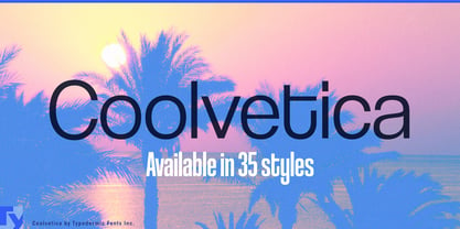 Coolvetica Font Poster 1