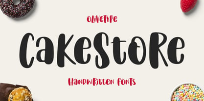 Cake Store Font Poster 1