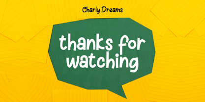Charly Dreams Font Poster 8