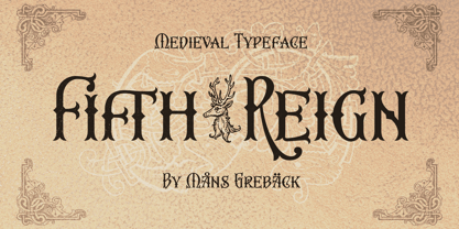 Fifth Reign Font Poster 1