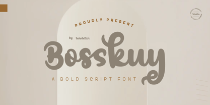 Bosskuy Font Poster 1