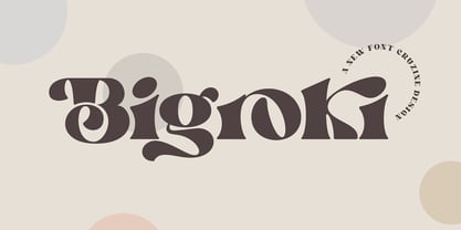 Bigroki Font Poster 1