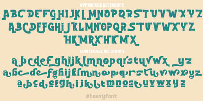 Heavy Font Poster 11