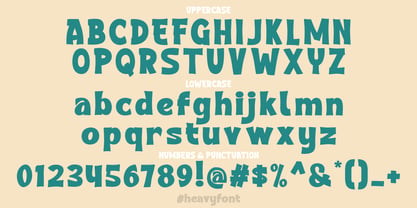 Heavy Font Poster 6