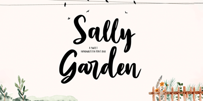 Sally Garden Font Poster 1