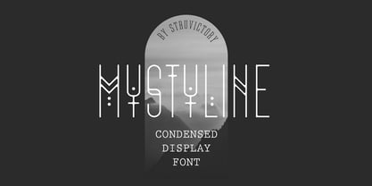 Mystyline Decorative Fuente Póster 1