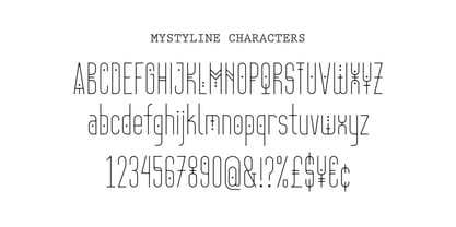 Mystyline Decorative Font Poster 3