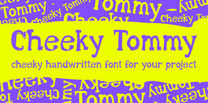 Cheeky Tommy Font Poster 1