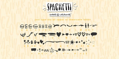 Spaghetti Cyrillic Fuente Póster 15