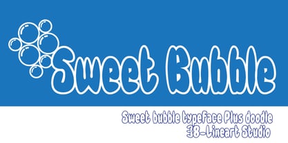 Sweet Bubble Font Poster 1