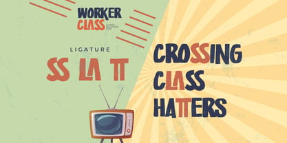 Worker Class Font Poster 7