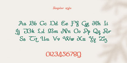 Tolkiens Christmas Font Poster 6