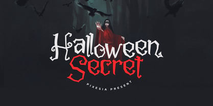 Halloween Secret Font Poster 1
