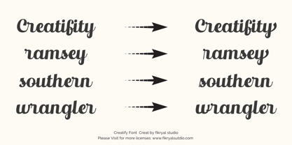 Creatify Font Poster 13