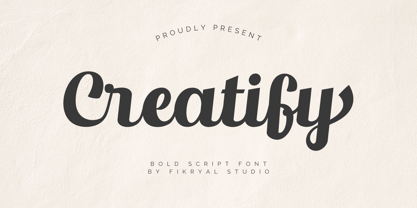 Creatify Font Poster 1