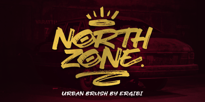 North Zone Font Poster 1