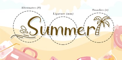 Summer Story Font Poster 8