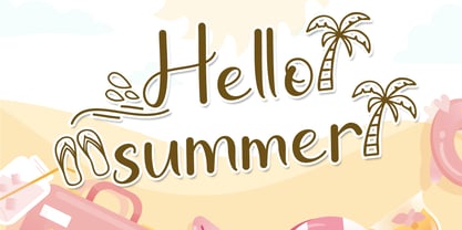 Summer Story Font Poster 2