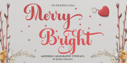 Merry Bright Fuente Póster 1