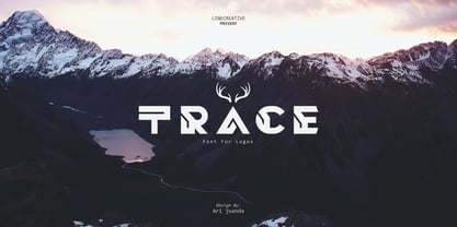 Trace Font Poster 1