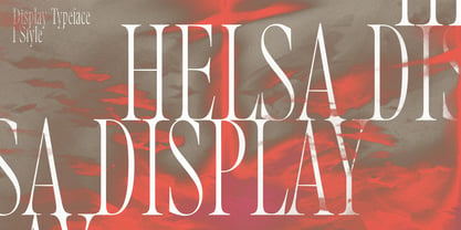 Helsa Display Font Poster 1