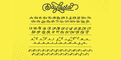 Daylosta Font Poster 7