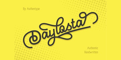 Daylosta Font Poster 1