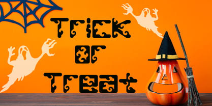 Spooky Witch Font Poster 3