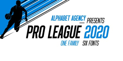 Pro League 2020 Font Poster 1