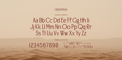 Cleopatras Font Poster 6