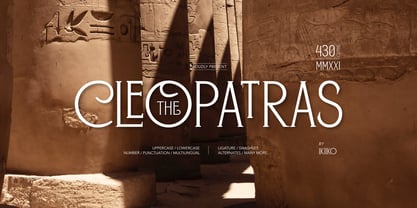 Cleopatras Font Poster 1
