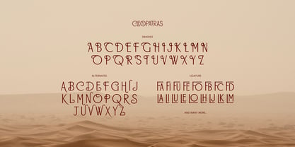Cleopatras Font Poster 7
