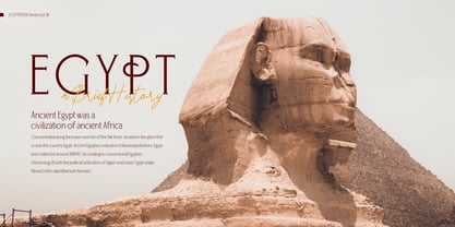 Cleopatras Font Poster 2