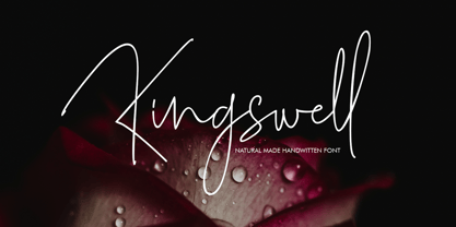 Kingswell Font Poster 1