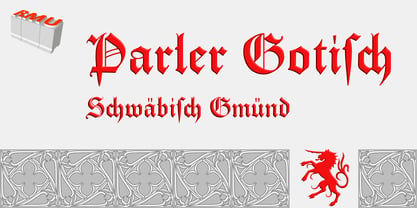 Parler Gotisch Font Poster 1