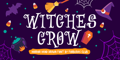 Witches Crow Font Poster 1