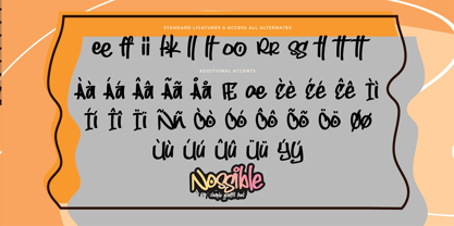 Nossible Font Poster 7