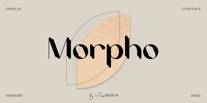Morpho Font Poster 1