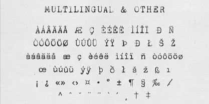 Corpus Typewriter Fuente Póster 9