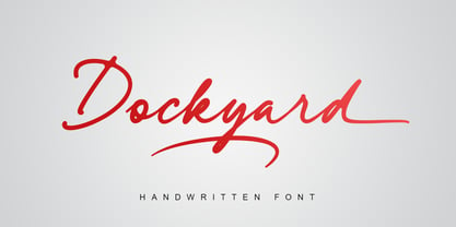 Dockyard Font Poster 1