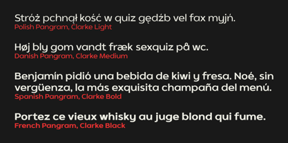 SK Clarke Font Poster 11
