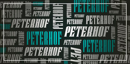 Peterhof Font Poster 9